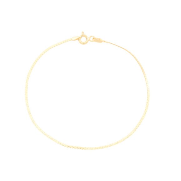 MILOR GOLD Gold Made In Italy 14k Gold Chain Bracelet - Picture 1 of 2